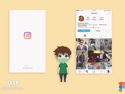 Fake UI creative desiginspiration design art figma figmadesign illustration instagram ui ui design ux uxui