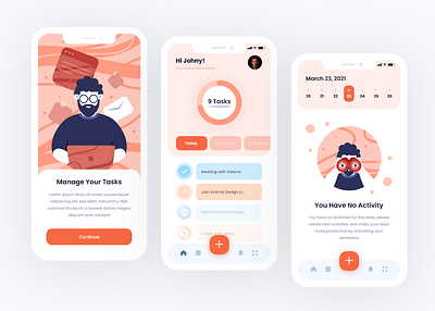 To Do List Mobile App app branding design flat freelance designer icon illustration todolist ui ux website