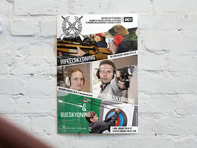 Shooting & Archery Range Poster archery freelance poster poster design