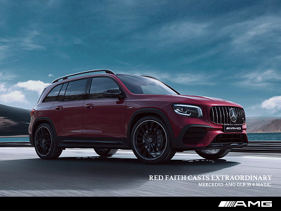 Mercedes-AMG GLB 35 4MATIC amg auto branding creative design