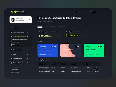 Banking - Cards - Payments - Dashboard - Dark agency app banking app banking dashboard banking ui cards dark dark mode dark theme design mobile payment product design typography