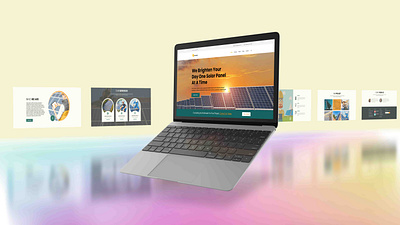 Solar Panel Landing Page branding design energy future future ui graphics solar energy solar panel solar panels ui ui design ux uxdesign web web designer web development webdesign website