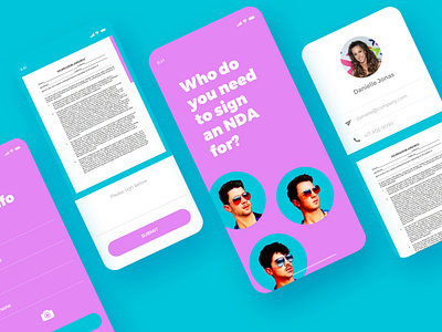 Jonas Brothers - NDA app design app design appui appux jonas brothers nda app ui uidesign uiux