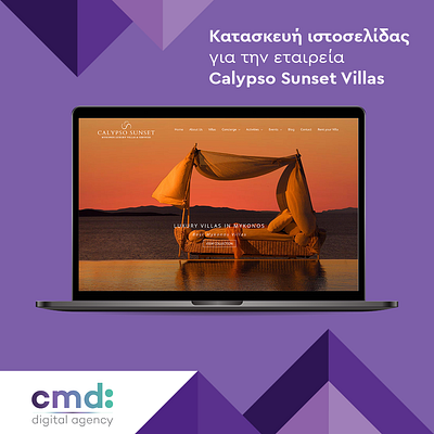 Web Design - Calypso Sunset Villas cmd design graphic design webdesign webdesigner