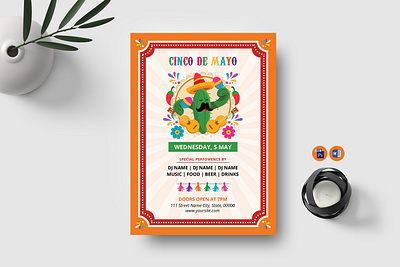 Cinco De Mayo Party Flyer cinco de mayo party flyer cinco de mayo party flyer