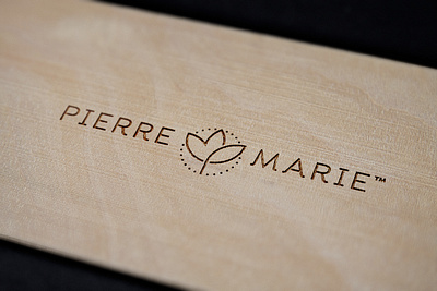 Pierre Marie Logo Design beauty beauty logo beauty product brand green green logo haircare logo marie pierre skin skin care skincare skincare logo