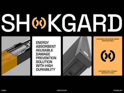 SHOKGARD branding design flat logo minimal