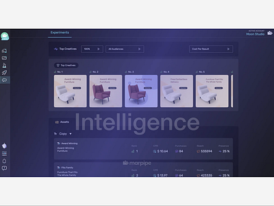 Quick Start: Intelligence ads advertise advertisment analysis animation branding creative dark theme data design experiment intelligence marpipe templates tutor tutorial ui ux