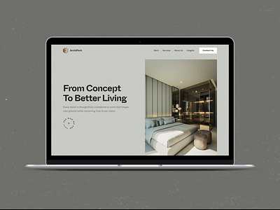 ArchiPark - Architecture Firm Website apartment architecture architecture design architecture website figma landing page landing page design real estate typography ui ui design ux web concept web design web template web ui website design