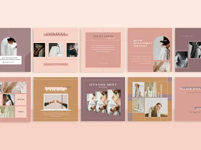 100 Multipurpose InstaTemplates | CANVA brand branding branding design canva canva template canva templates creative design fashion instagram instagram template multipurpose template post instagram social media template templates