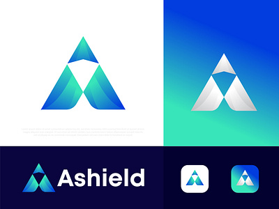 Modern A letter logo Design a b c d e f g h i j k l m abstract app icon brand identity branding colorful creative flat graphic design logo agency logo design logo designer logos modernism n o p q r s t u v w x y z negative pattern popular technology vectors