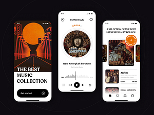 Music Player Mobile App by Levi Wilson for QClay on Dribbble