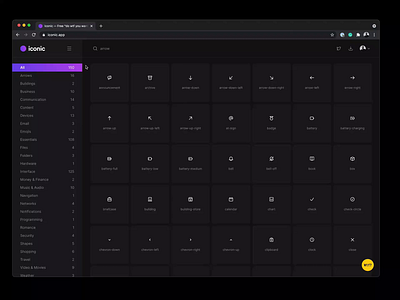 Iconic.app app clean clean design clean ui dark dark app dark mode dark theme dark ui free freebie icon icon design icon set iconography icons icons design icons pack icons set iconset