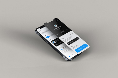 App Design app ui branding design eye catching minimal modern typography ui