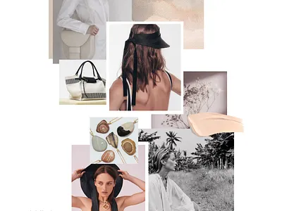 SPRING 2020 MOOD BOARD apparel brand identity branding clothing design fashion graphic design identity moodboard