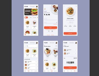 Restaurant App Development branding graphic design mobile app ui website development