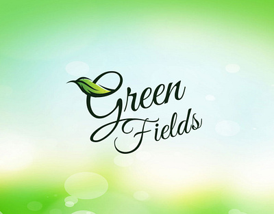 Green Fields branding project branding green logo