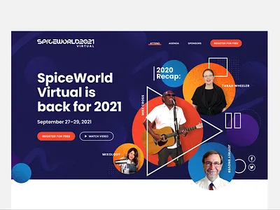 SpiceWorld 2021 Hero austin branding conference event event branding events festival it spiceworks spiceworld swzd tech tech conference