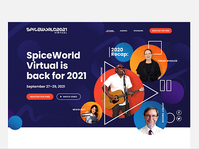 SpiceWorld 2021 Hero austin branding conference event event branding events festival it spiceworks spiceworld swzd tech tech conference