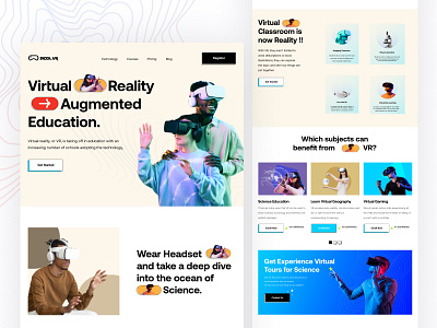 School VR | Learning page mobile responsive design UIUX application behance branding designinpiration graphic design logo mobile ui ui uiu uiux virtualreality webdesign