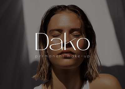 Dako Studio beauty beautystudio brand brandbook brandidentity branding graphic design guidelines logo logodesign product productdesign typography