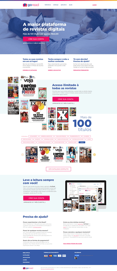 GoRead website graphicdesign web design