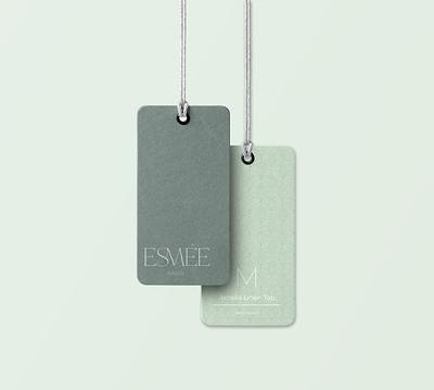 Clothing Hang Tag branding clothing brand design logo