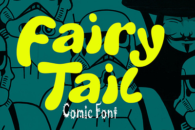 Fairy Tail comicfont digitalart font typeface typography