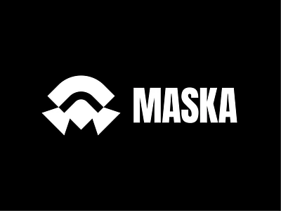 MASKA art brand brand identity brand identity design branding design gasmask grafitti health icon logo logo design logo mark design logo mark icon mask mask icon mask logo maska monogram visual identity