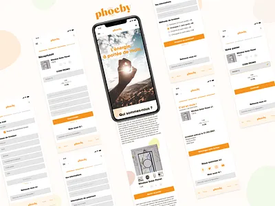 Phoeby - Eshop - Mobile UI design eshop mobile mobile design mobile first school shopping ui ui design