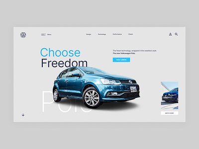 Concept Polo design ui webdesign website