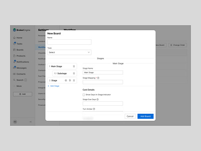 BrokerEngine - CRM Redesign branding clean clean design crm elegant design figma figmadesign fresh minimalist newdesign redesign uidesign uxdesign