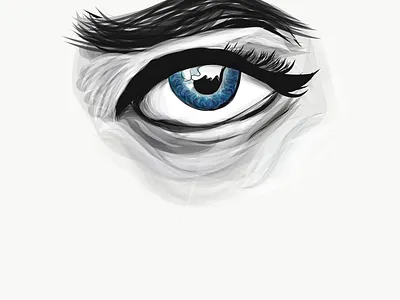 pretty eyes artist design digital art illustration