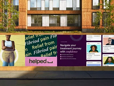 Helped ad brand brand guide brand identity branding health care health tech logo people sign startup texture type