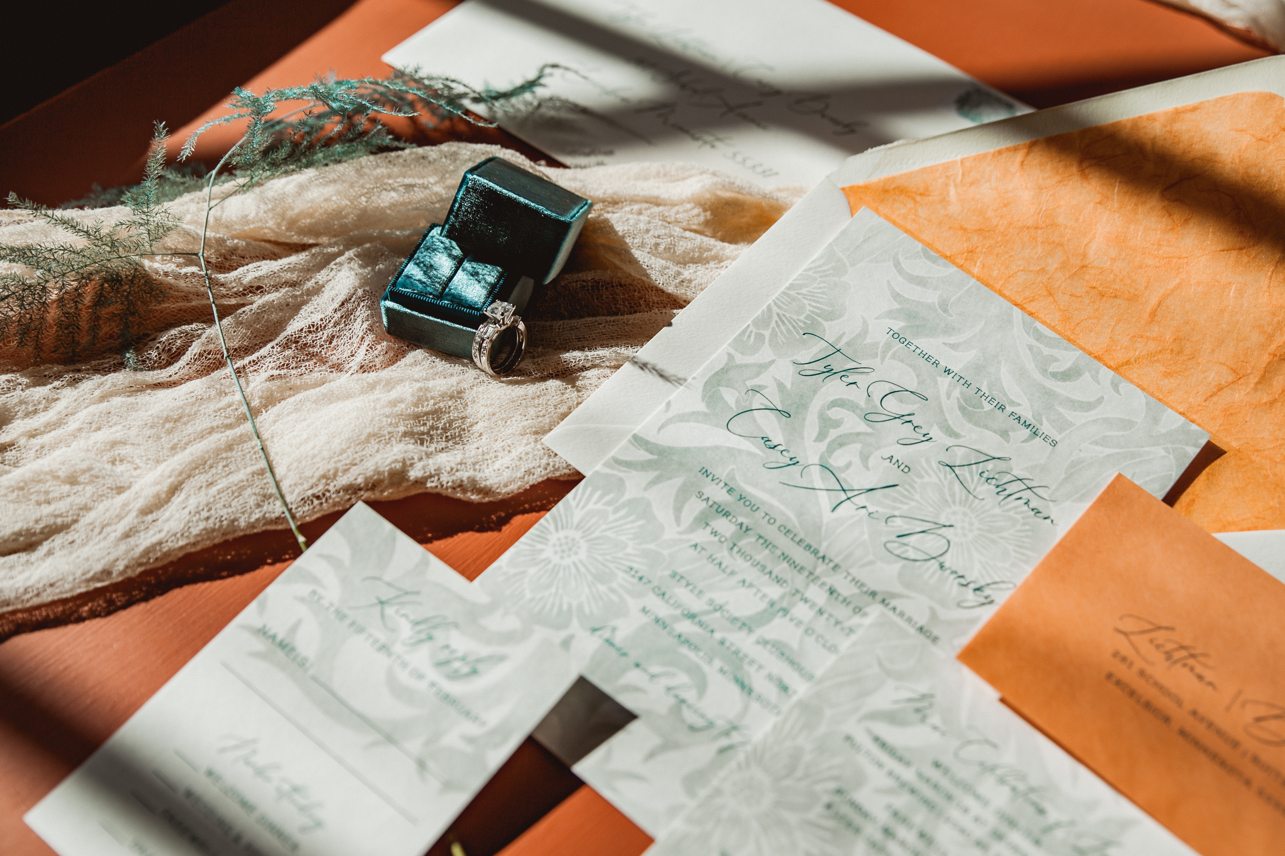 Example of Casual Acanthus Invite