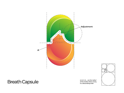 breath capsule logo brand design branding corporate branding design illustration lettering logo logo design logodesign vector