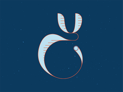 36 Days of Type Y 36 days of type 36daysoftype blue design graphic illustration illustrator lettering orange series type typeface typography vector