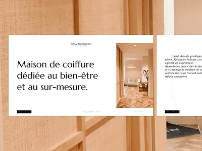 Alexandre Pichoux - Hairdressing Salon alexandrepichoux axp branding charter design hair hairdressing paris photography portfolio typography ui