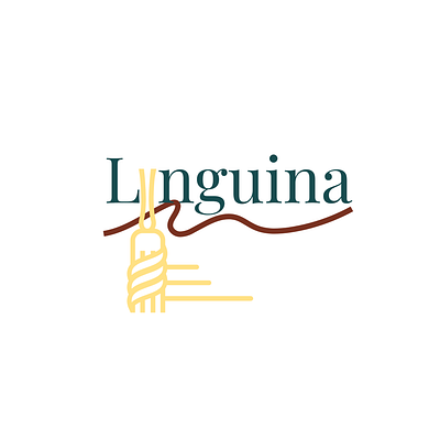 Linguina Pasta Bar branding graphic design logo