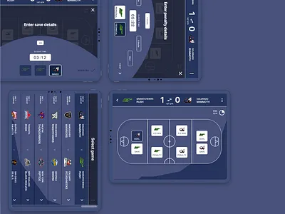 Box Lacrosse Eventing App a11y accessible app identity interaction ipad lacrosse montreal product design sports