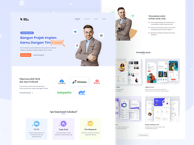 Design Agency agency business company corporate creative design landing page marketing portfolio startup ui ui design uiux ux web