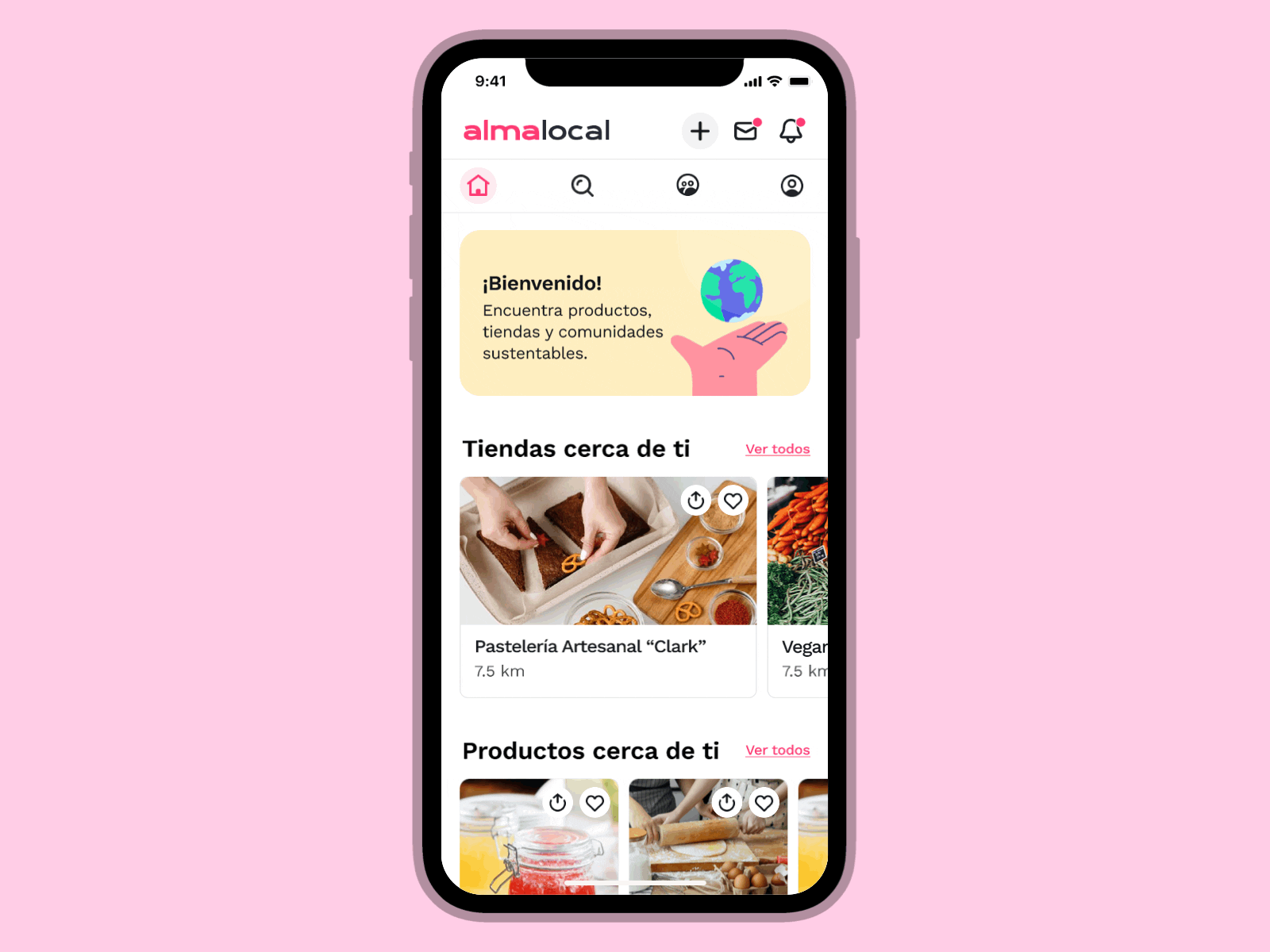 Social App - Micro Interactions 2d animation app dashboard design homescreen illustration interaction ios app design microinteraction mobile motion ui