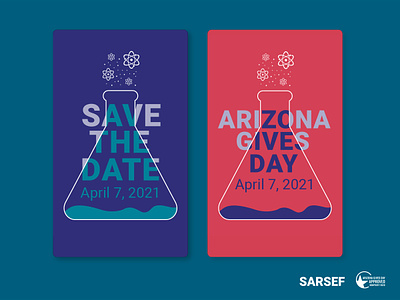 SARSEF Arizona Gives Day Campaign arizona design flaks studio flaksstudio graphics logo nonprofit science