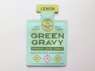 GREEN GRAVY - Package Design branding cannabis design graphic design illustration logo mylar mylar design package design product design vector
