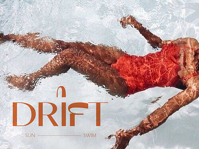 DRIFT: a swimwear company advertisment branding business help design graphic design illustration logo logo design startup design swimwear company typography ui ux vector