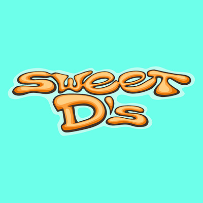 Sweet D's Logo Text branding graphic design logo