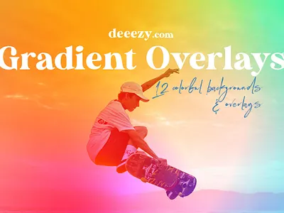 Free Color Gradient BG & Overlays branding color gradient deeezy design free free backgrounds free gradient free graphics freebie modern photo effects photo overlays ui vivid colors