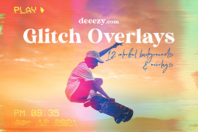 Free Grunge Glitch BG & Overlays branding color overlay deeezy design free free graphics freebie freebies glitch glitch effect graphic design grunge effects photo effects photo overlay punk retro street urban