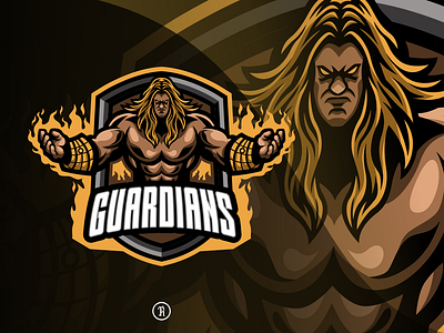 Guardians art brand branding cartoon character csgo dota2 esport fighter game gaming guradian illustration logo mascot sport strong team twitch vector