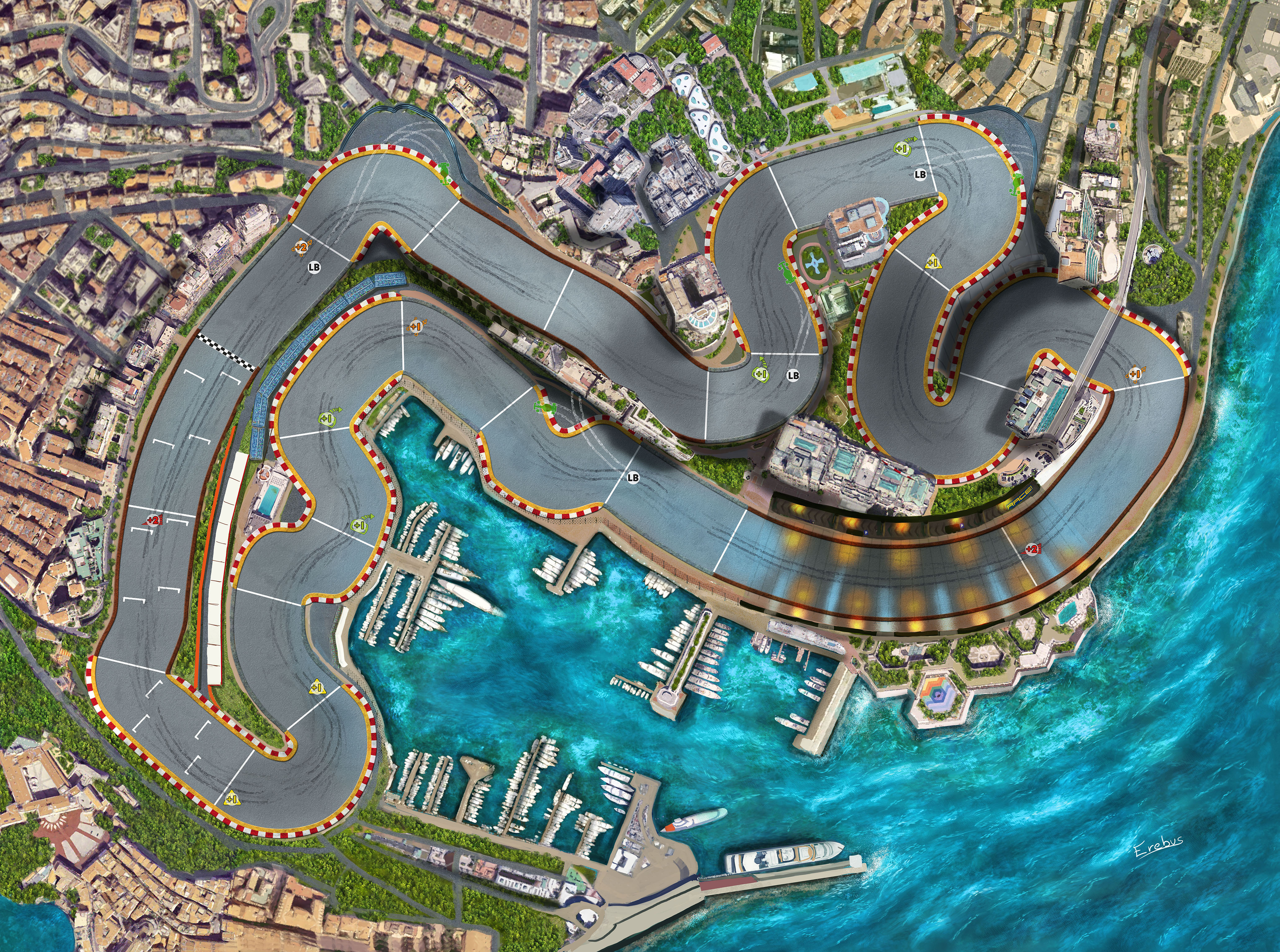 Example of Board Monaco 2020